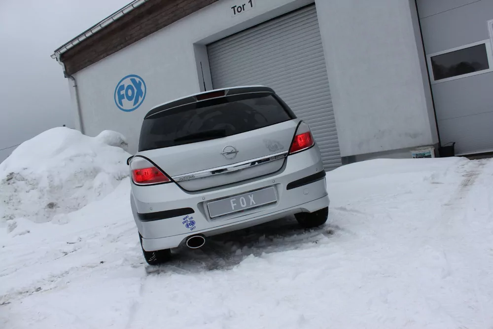 Opel Astra H/ Astra H GTC Turbo mit Ausschnitt  Endschalldämpfer einseitig - 115x85 Typ 32