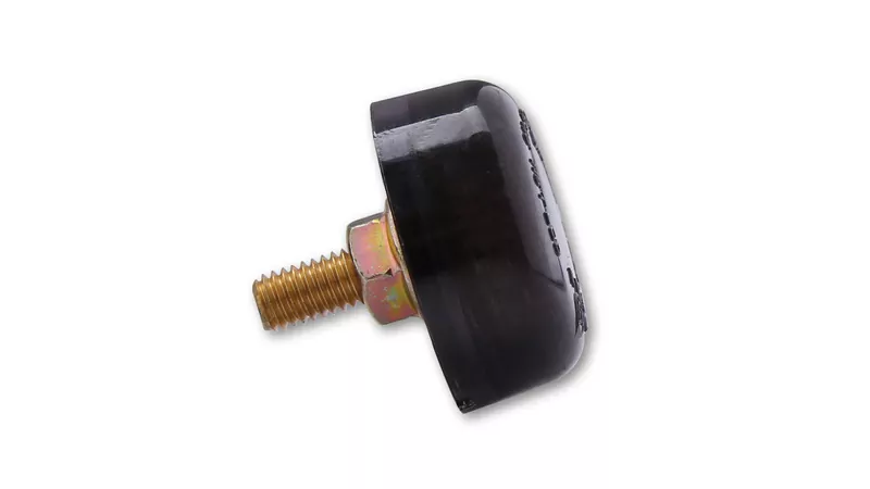 SHIN YO Micro Disc LED Rücklicht Getöntes Glas, Rund, E-Geprüft (1Stck)