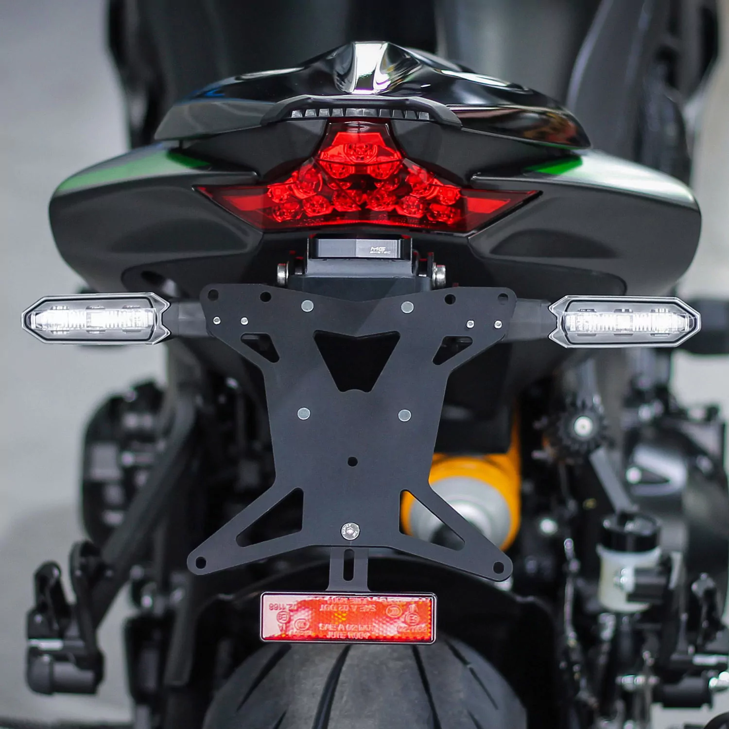 MG Biketec Kennzeichenhalter für Kawasaki Z 1100 / SE ab 2026