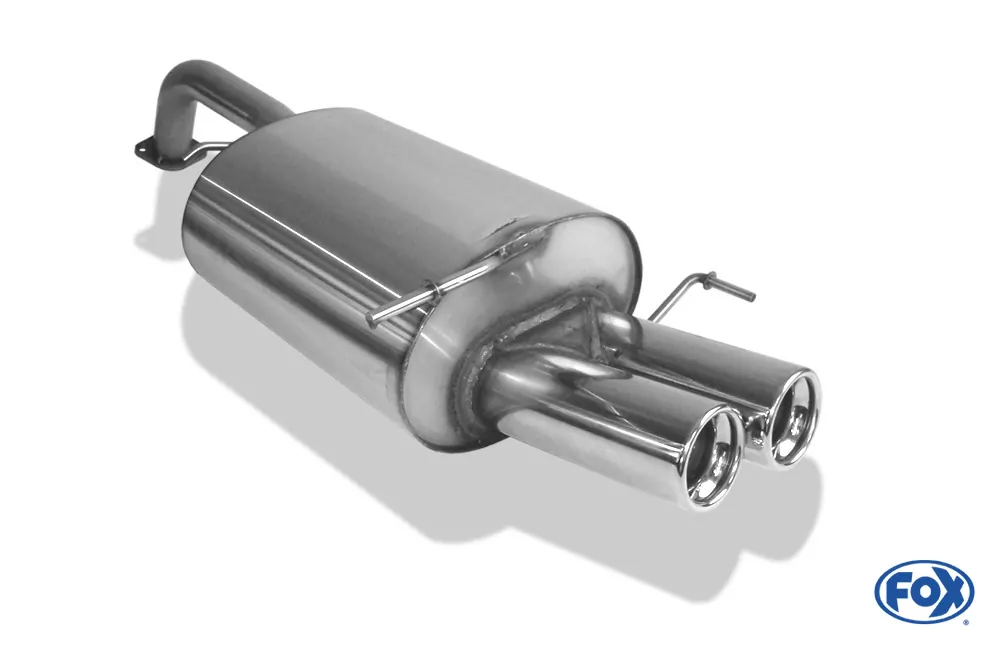 Deawoo Lacetti - Fließheck  Endschalldämpfer - 2x80 Typ 13