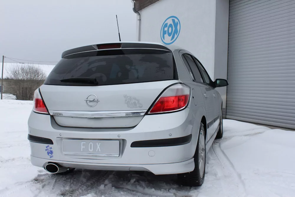 Opel Astra H/ Astra H GTC Turbo mit Ausschnitt  Endschalldämpfer einseitig - 115x85 Typ 32