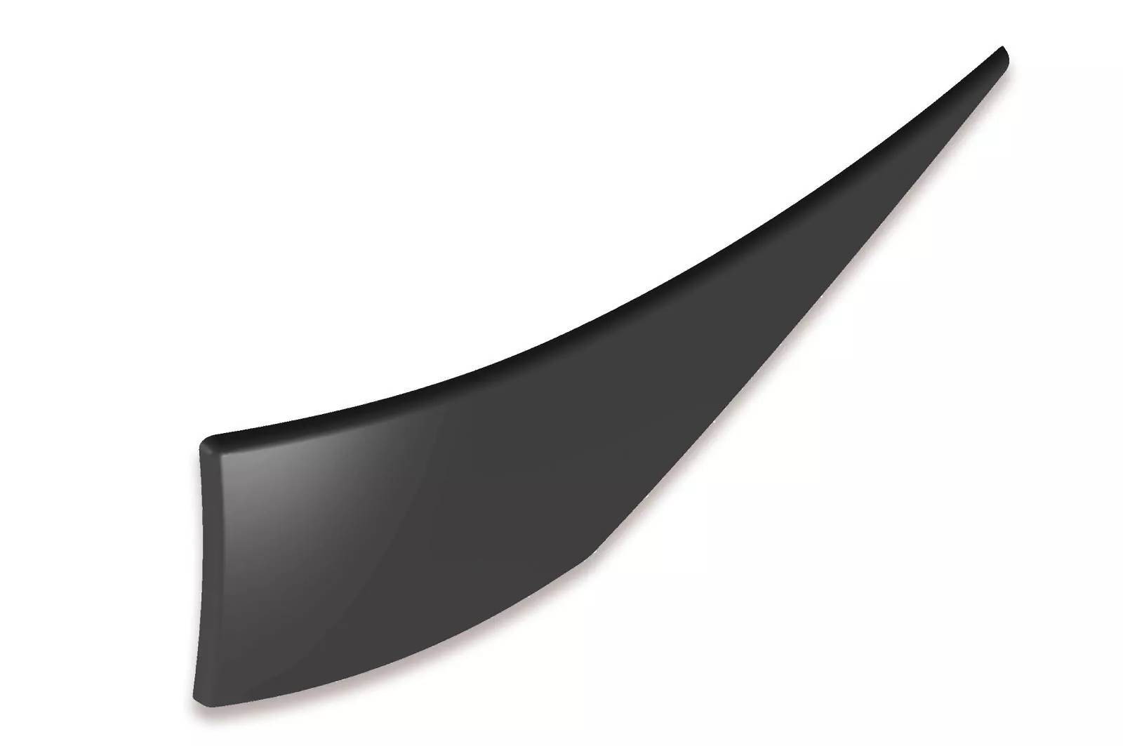 Heckansatz für VW Golf 7 GTI, GTD, R, R-Line Lackierfreundlich (schwarz matt)