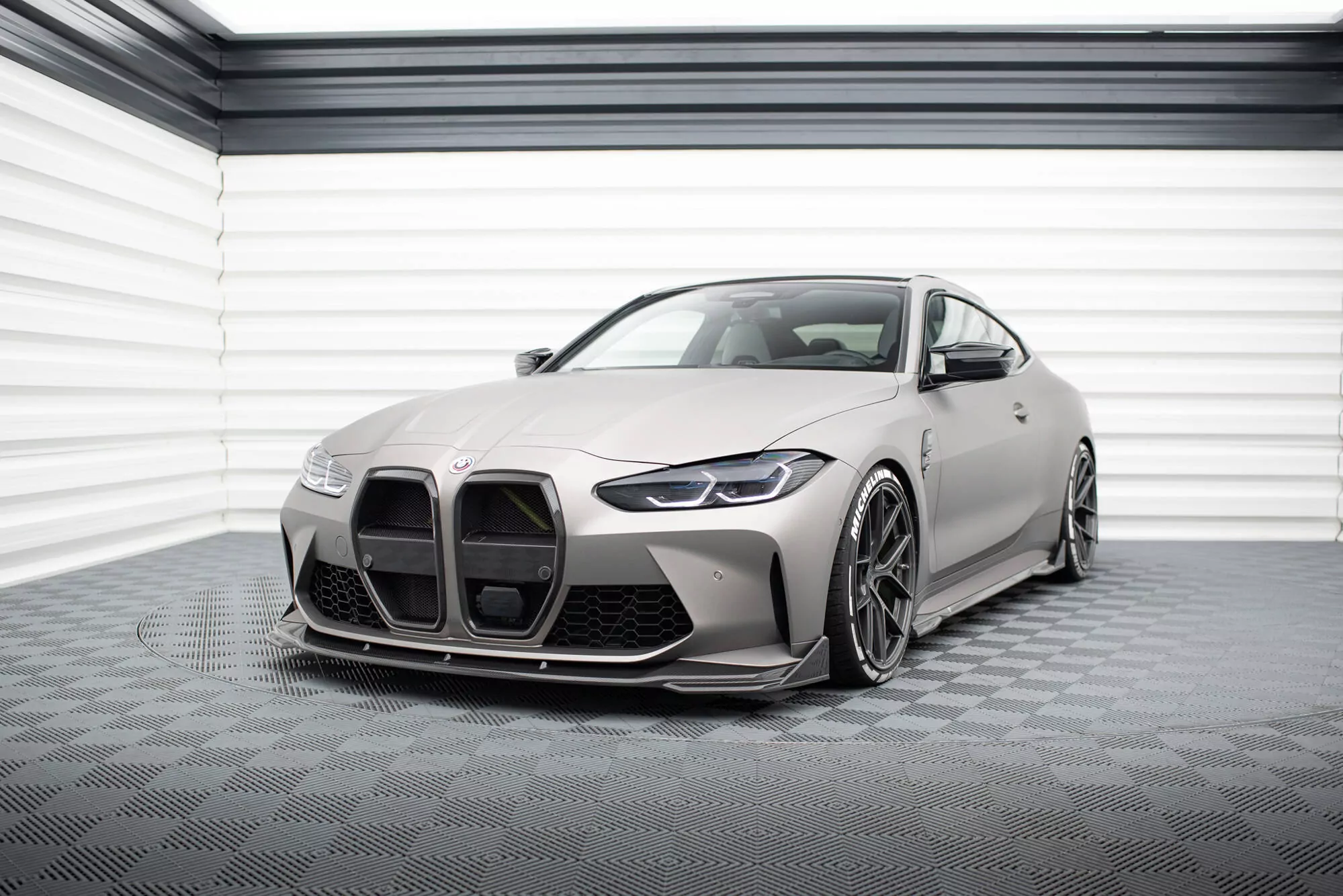 Prepreg Carbon Front Stoßstange Flaps Für BMW M4 G82 / G82 Facelift