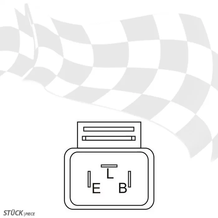 Blinkrelais Für Led-blinker, 3-pol 12v, 1-100w, L=signal (49a), E=masse (31),(b=geschalt Plus (49)