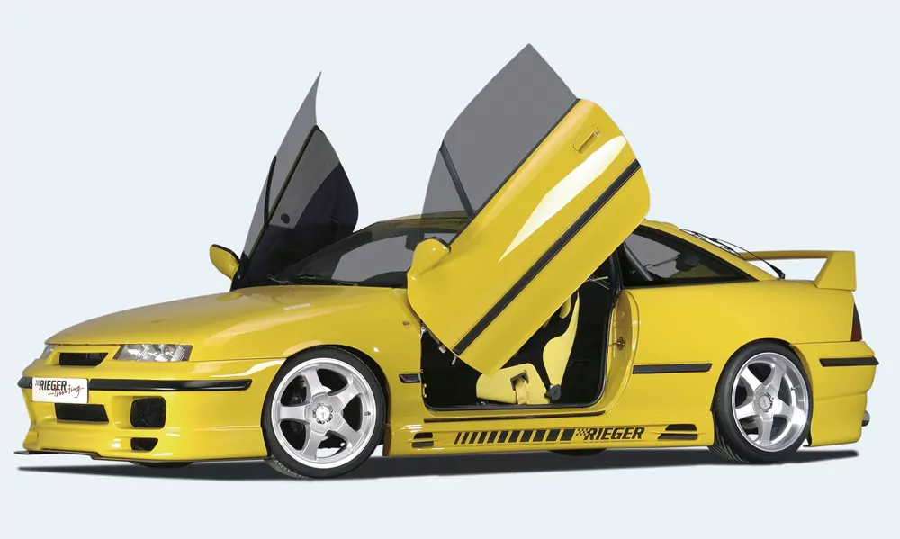 Rieger Spoilerstoßstange für Opel Calibra (A) - 3-tür. 03.90- carbon optik