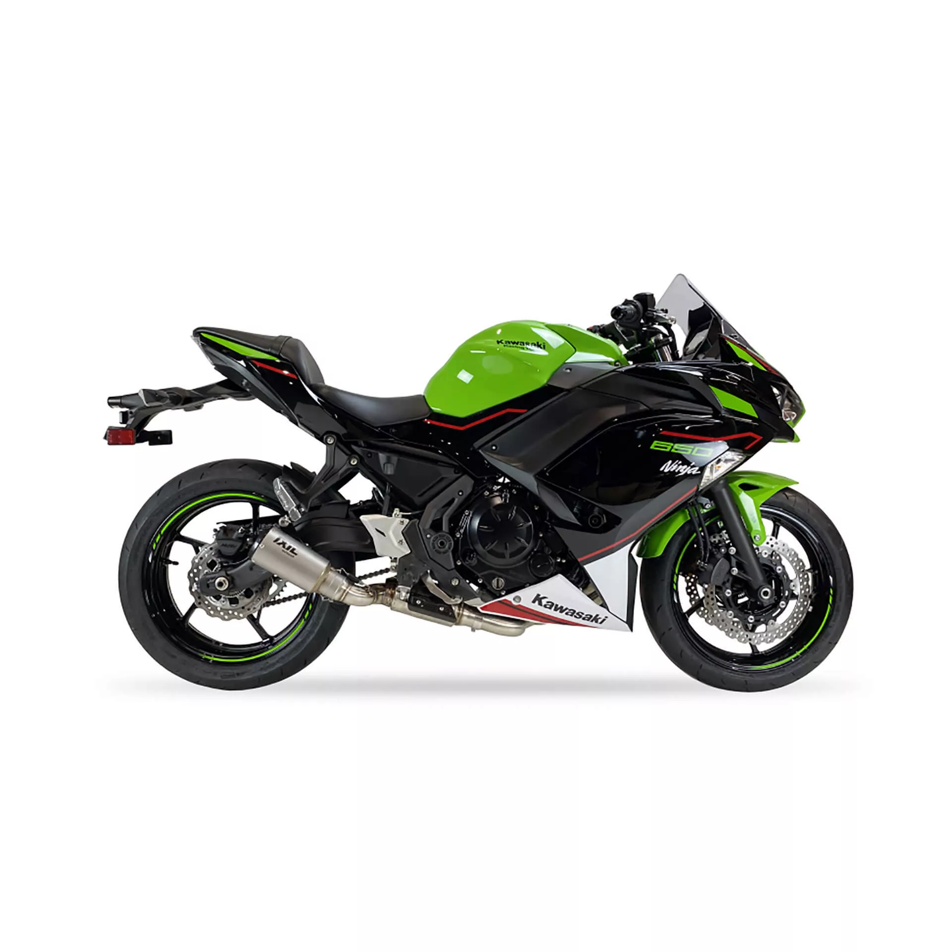 IXIL RB Komplettanlage black mit Kat, KAWASAKI Z 650/650 Ninja, 21-, Z 650 RS, 22 (Euro5) E-geprüft