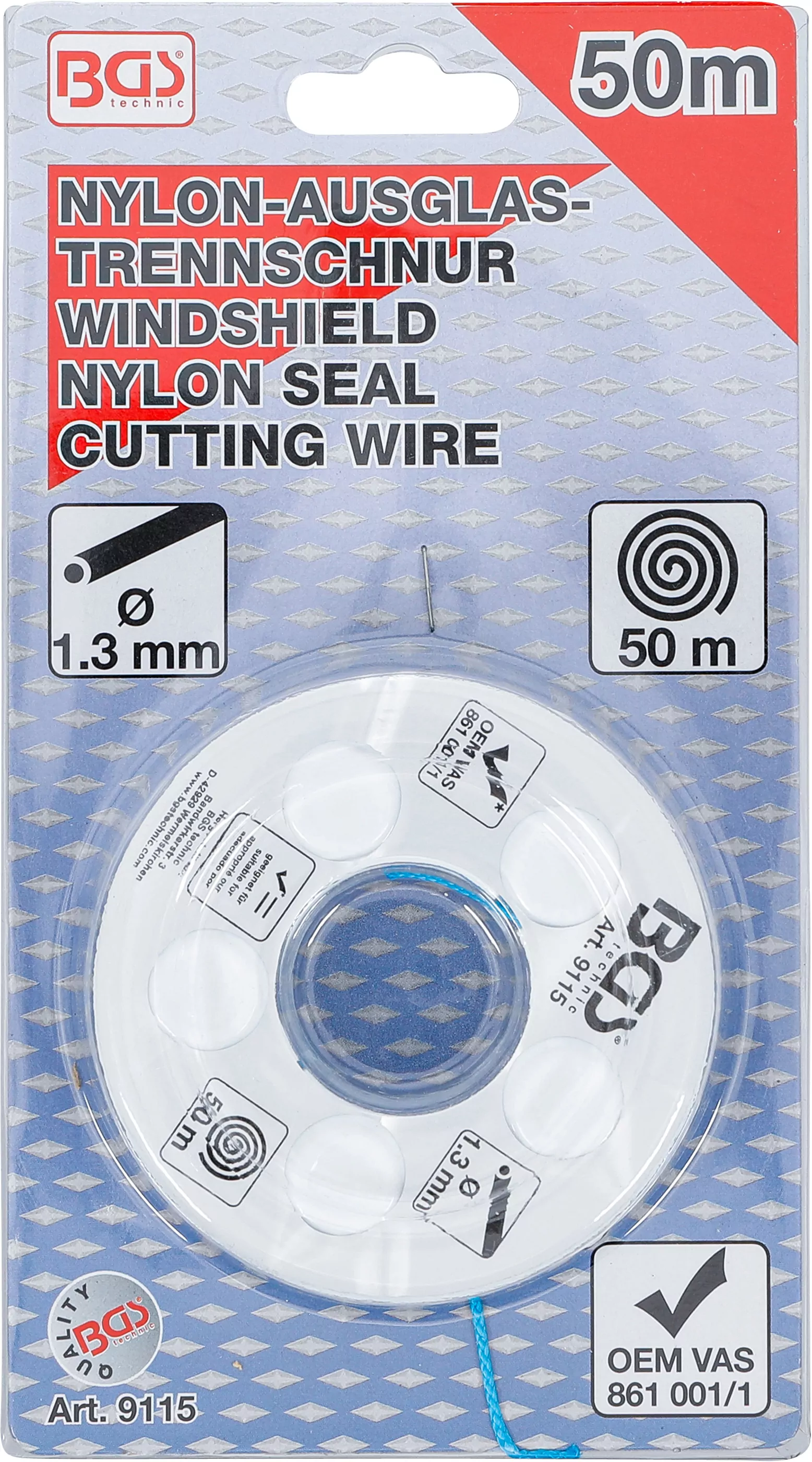 Nylon-Ausglas-Trennschnur | 50 m | 115 daN