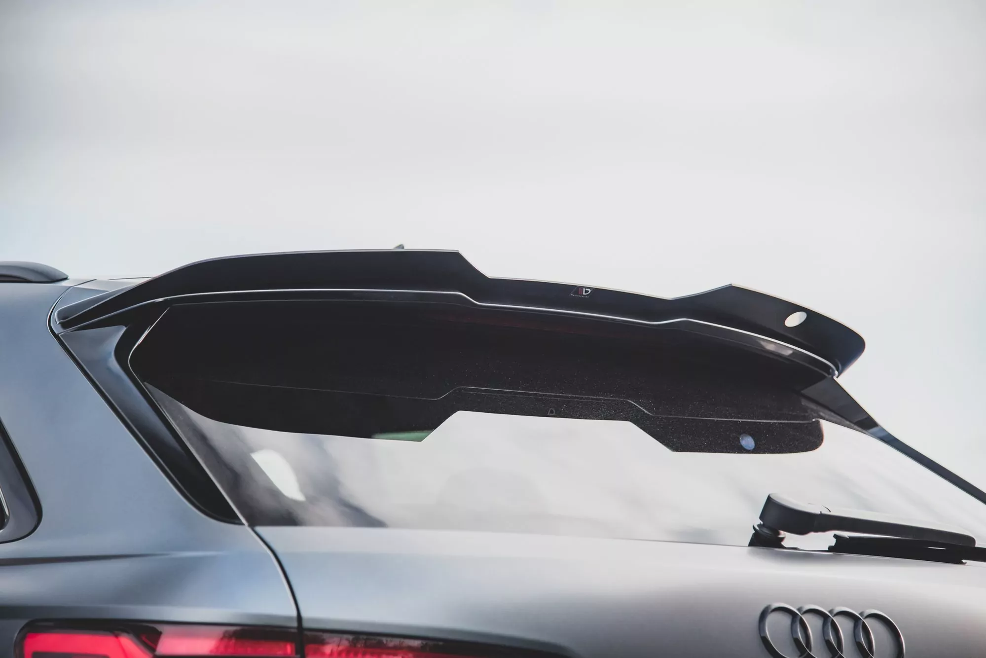 Spoiler CAP V.2 Passend Für Audi RS6 C8 Schwarz Hochglanz