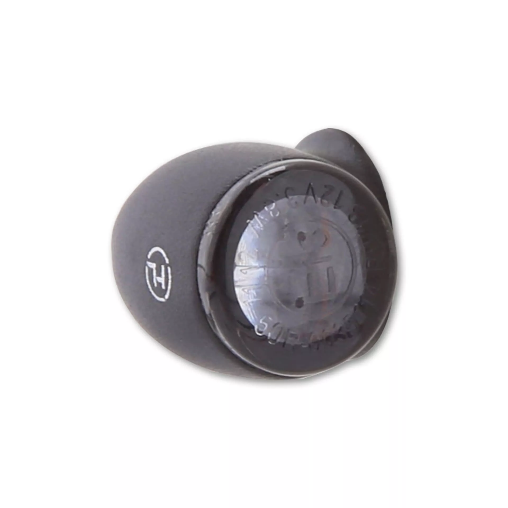 HIGHSIDER Pro Proton Two LED Blinker Gehäuse Schwarz / Linse Rauchgrau (Paar), Vorn & Hinten