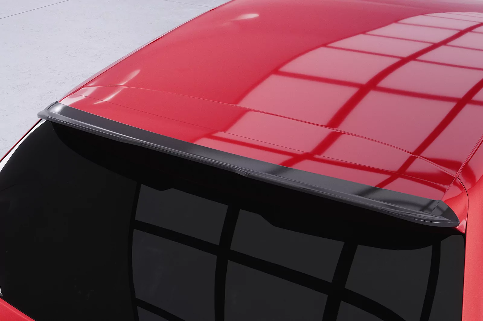 Heckflügel mit ABE für Seat Leon III (Typ 5F) Cupra HF851 Schwarz Strukturiert