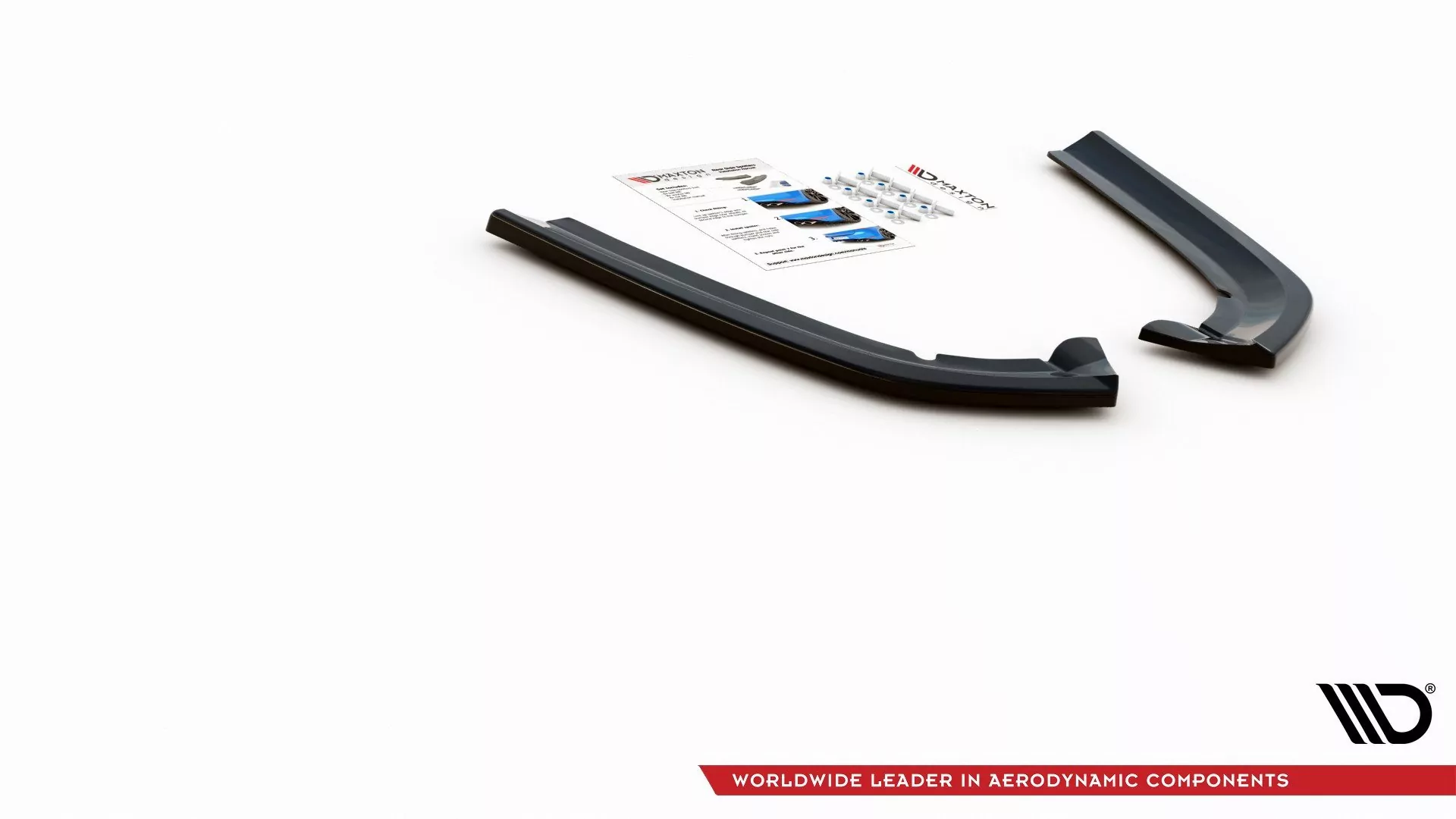Heck Ansatz Flaps Diffusor Passend Für Passend Für Ford Mondeo Vignale Mk5 Facelift Schwarz Hochglanz