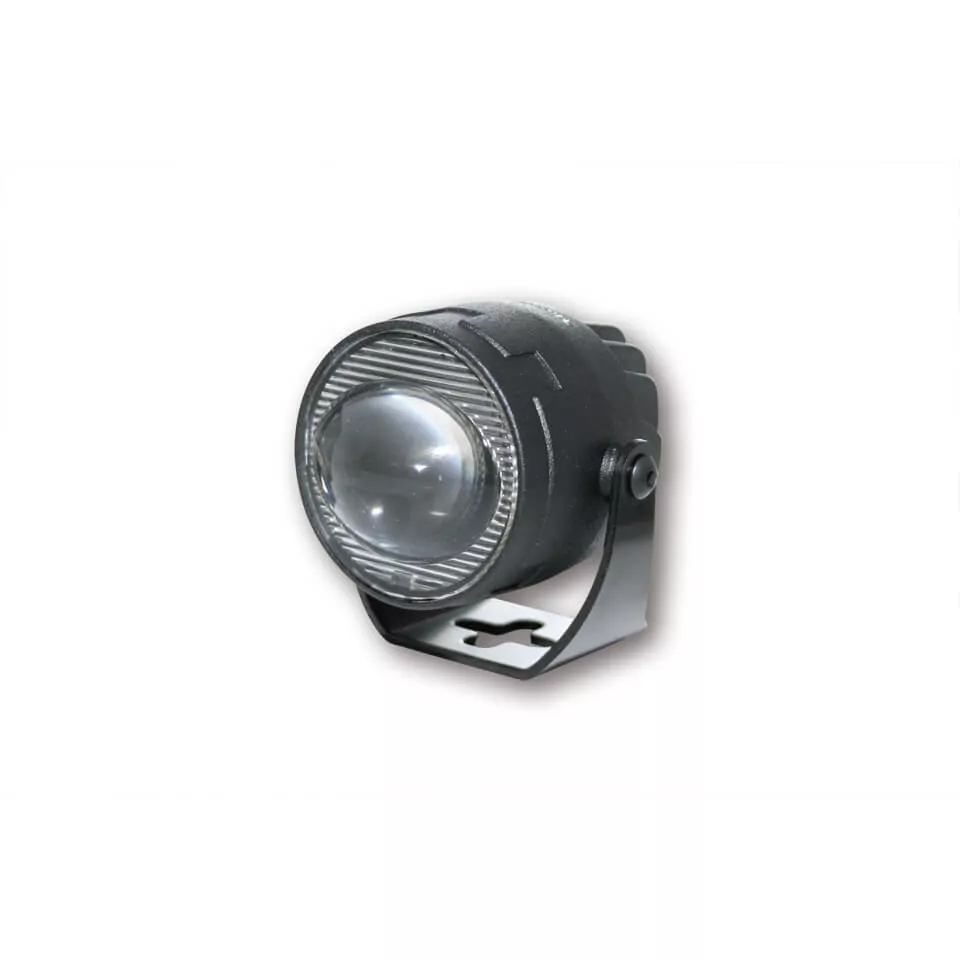 HIGHSIDER pro Scheinwerfer Satellite LED Schwarz Abblendlicht, E-Geprüft (1Stck)