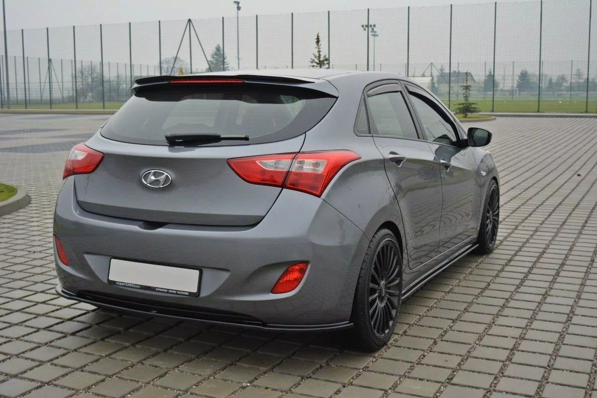 Spoiler CAP Passend Für Passend Für Hyundai I30 Mk.2 Schwarz Hochglanz Schwarz Hochglanz