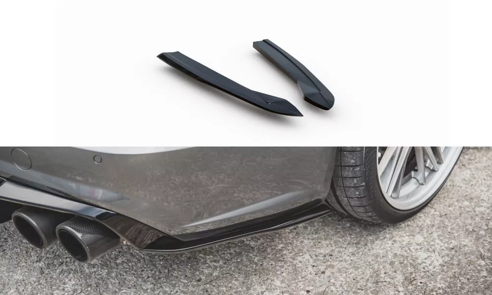Heck Ansatz Flaps Diffusor Passend Für Diffusor Passend Für Audi S6 / A6 S-Line C7 FL