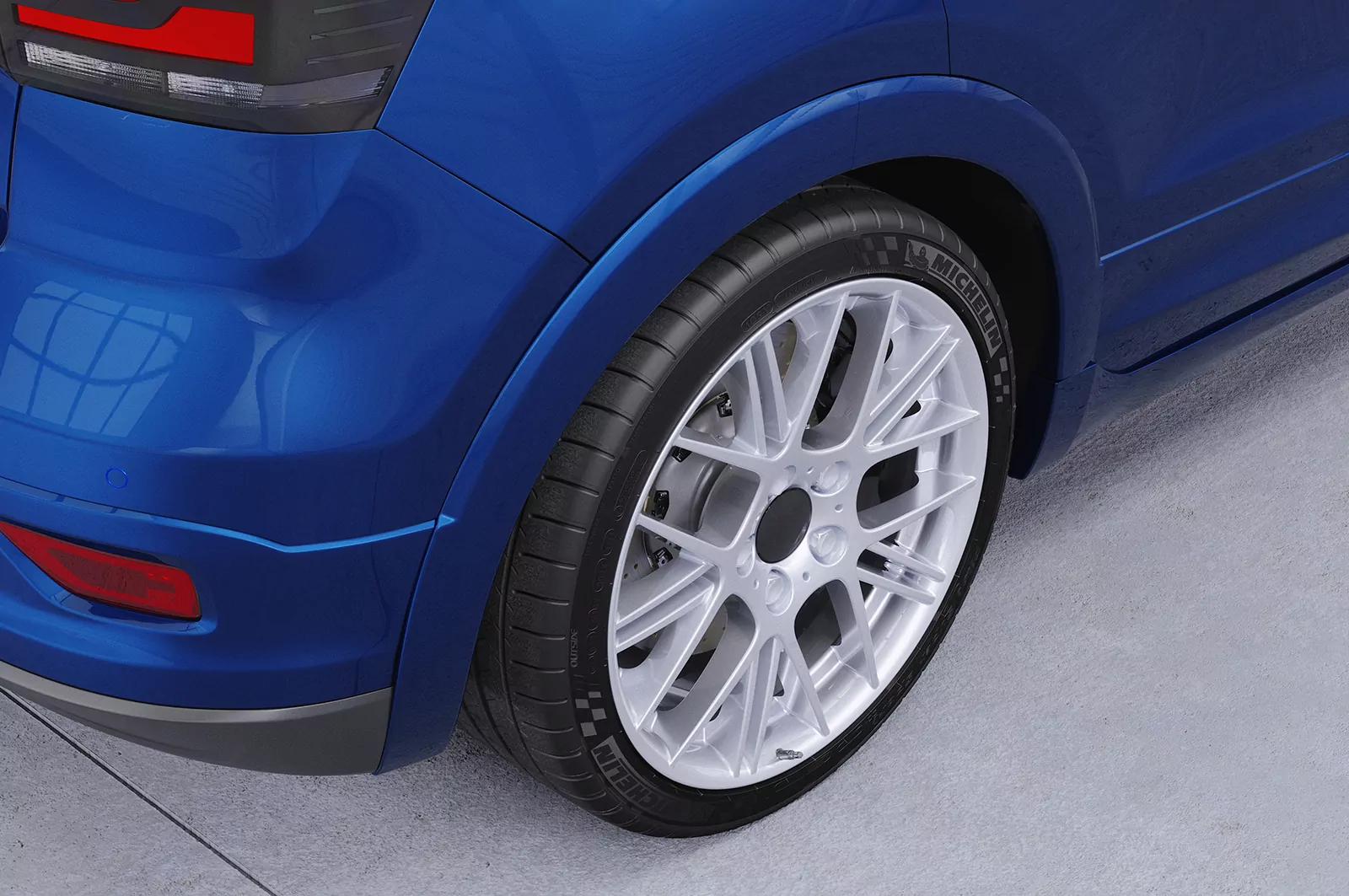 Kotflügelverbreiterung vorne für VW T-Cross C1 VB023