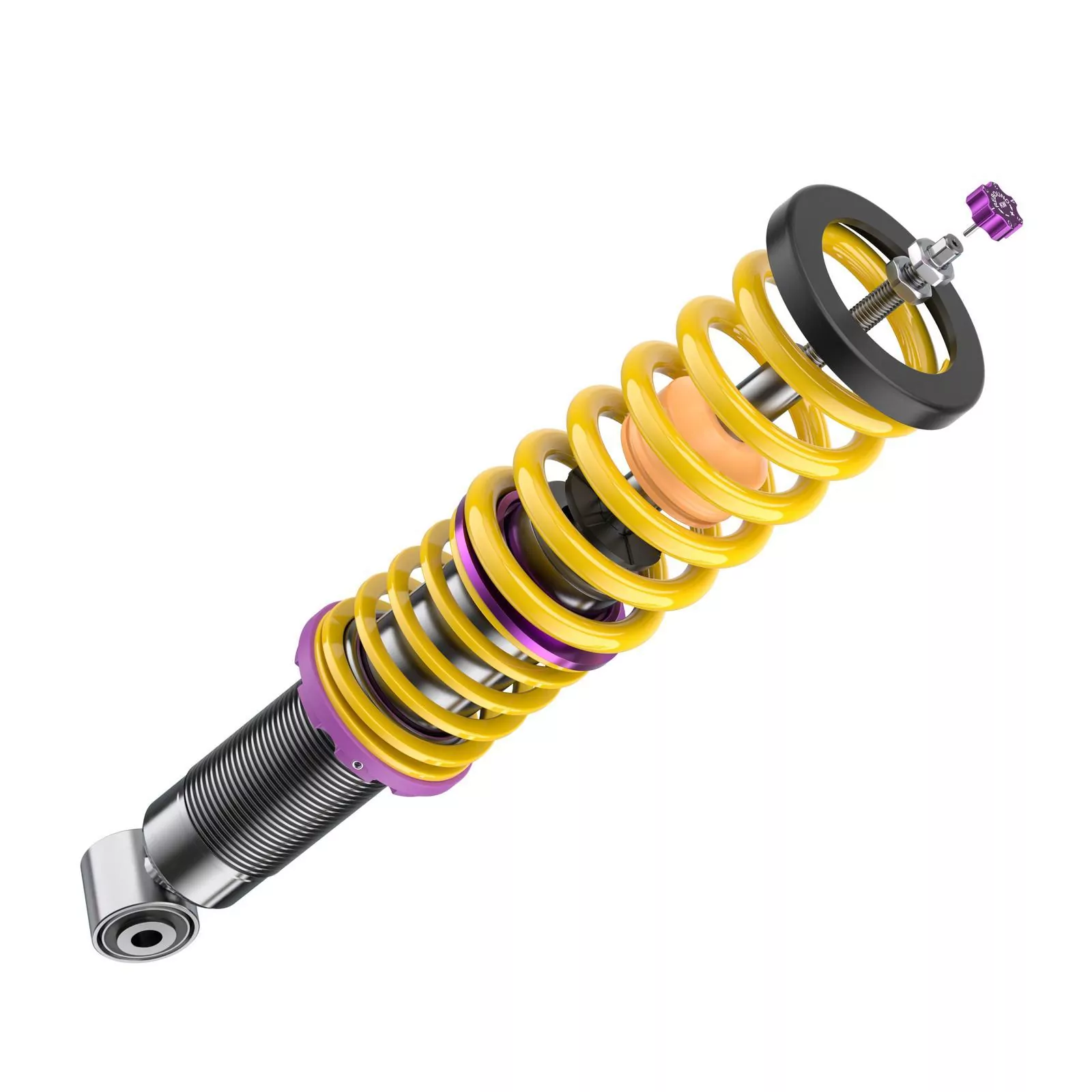 KW Gewindefahrwerk V2 inox HONDA CIVIC VII Stufenheck (ES, ET) 10/2000-04/2006