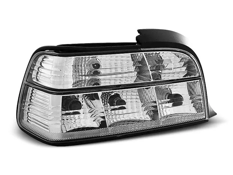 Tail Lights Crystal White Fits Bmw E36 12.90-08.99 Coupe