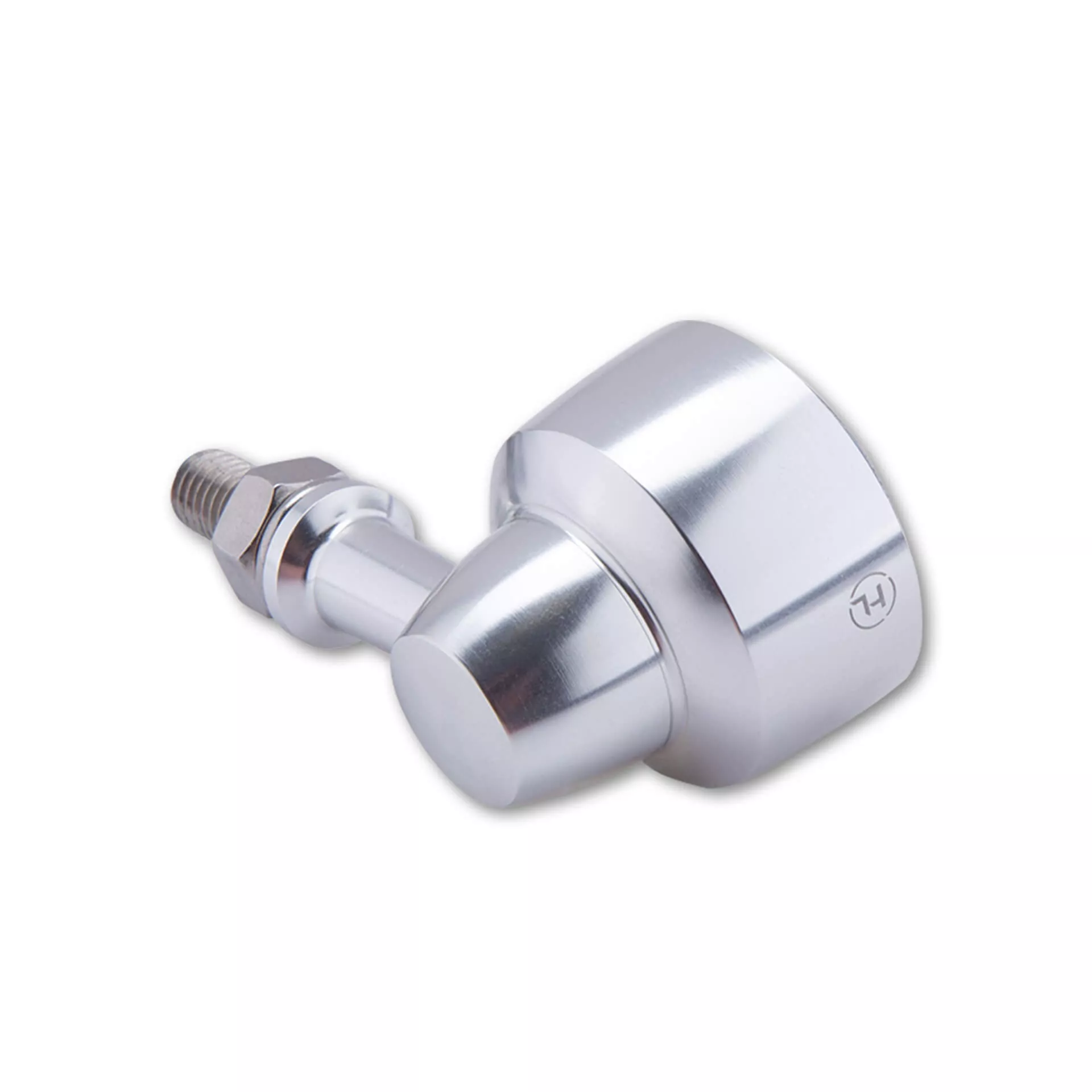 HIGHSIDER Pro Classic-X1 LED Indicator Gehäuse  Silber / Linse Rauchgrau (Paar), Vorn & Hinten