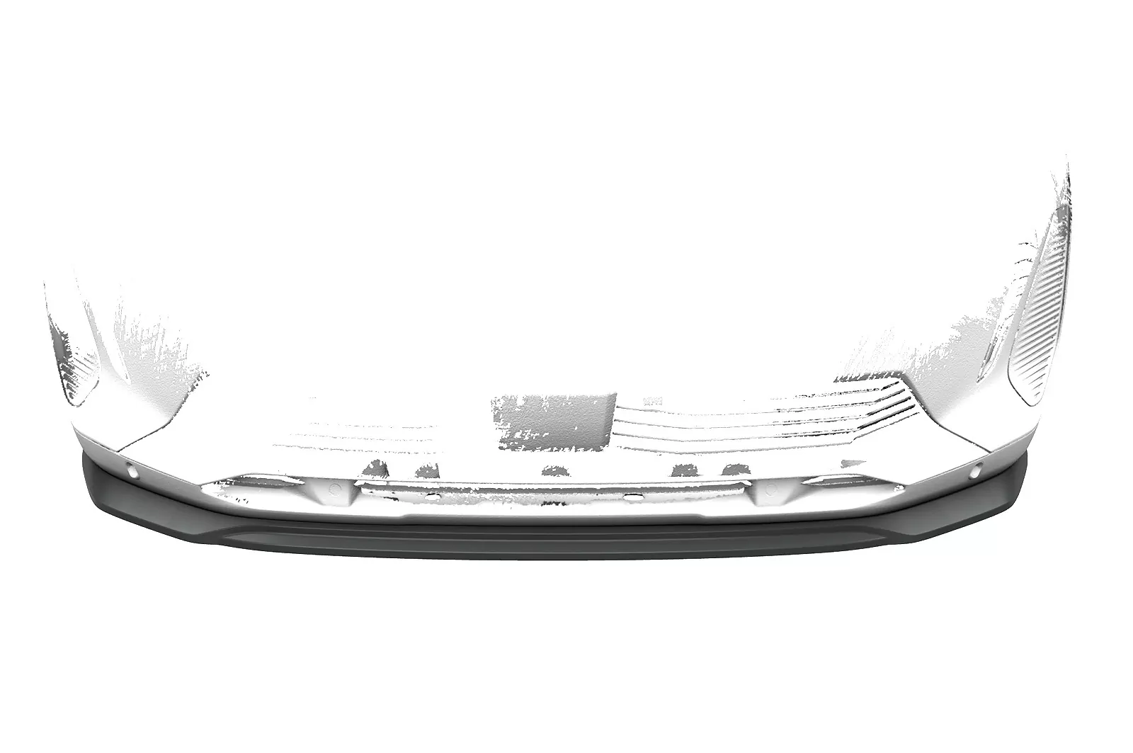 Cup-Spoilerlippe mit ABE für Peugeot 5008 (2.Gen) CSL582 Schwarz Strukturiert