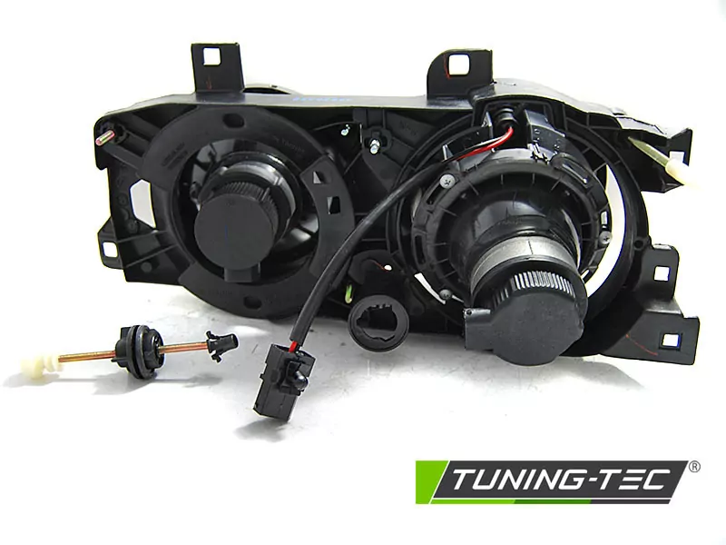 Headlights Black Fits Bmw E32/e34  