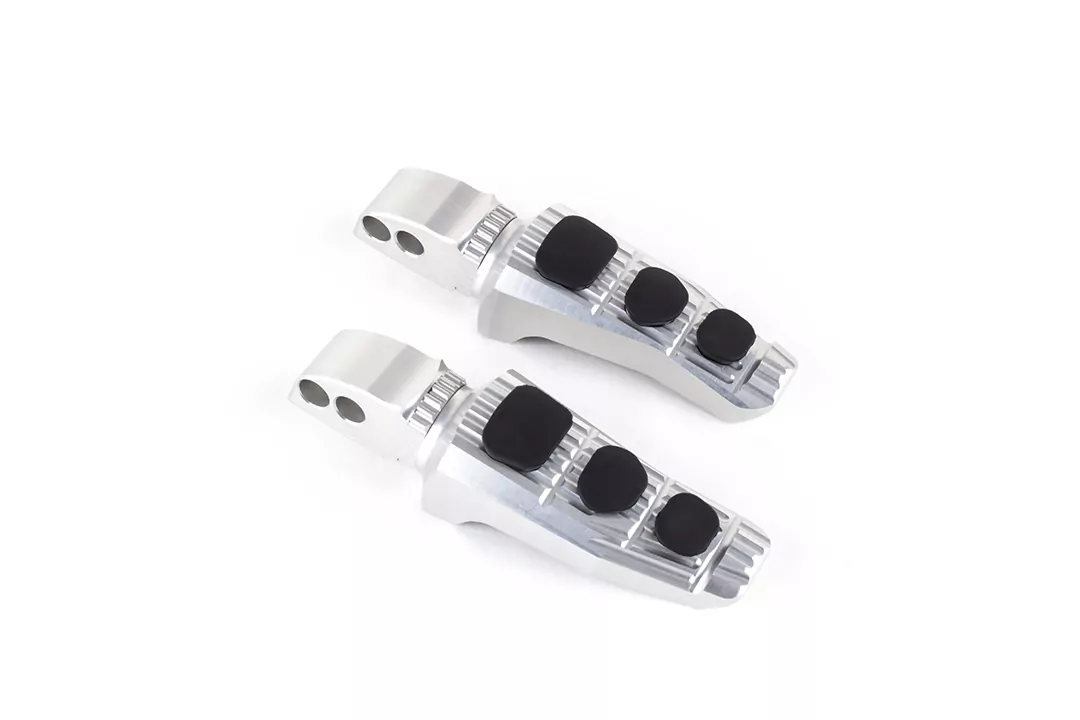 Gilles Austauschfußrasten-Kit Touring Sozius silber für BMW S1000R S1000RR M1000R