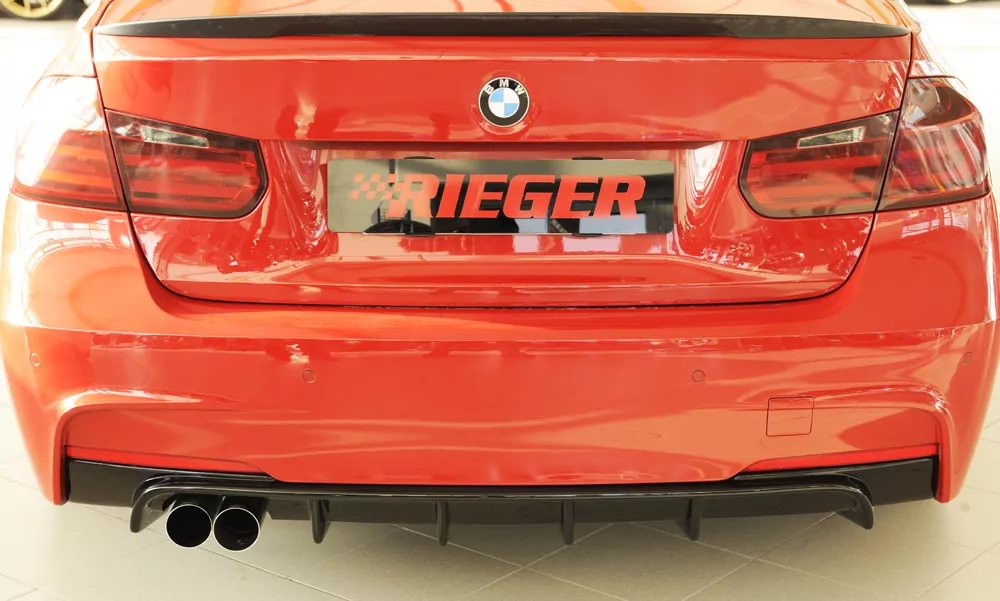 Rieger Heckeinsatz für BMW 3er F31  (3K/3K-N1) | Touring 10.12-06.15 (bis Facelift) nur für M-Paket-Heckschürze