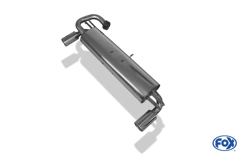 Toyota MR2 Typ W2  Endschalldämpfer quer Ausgang rechts/links - 1x90 Typ 13 rechts/links