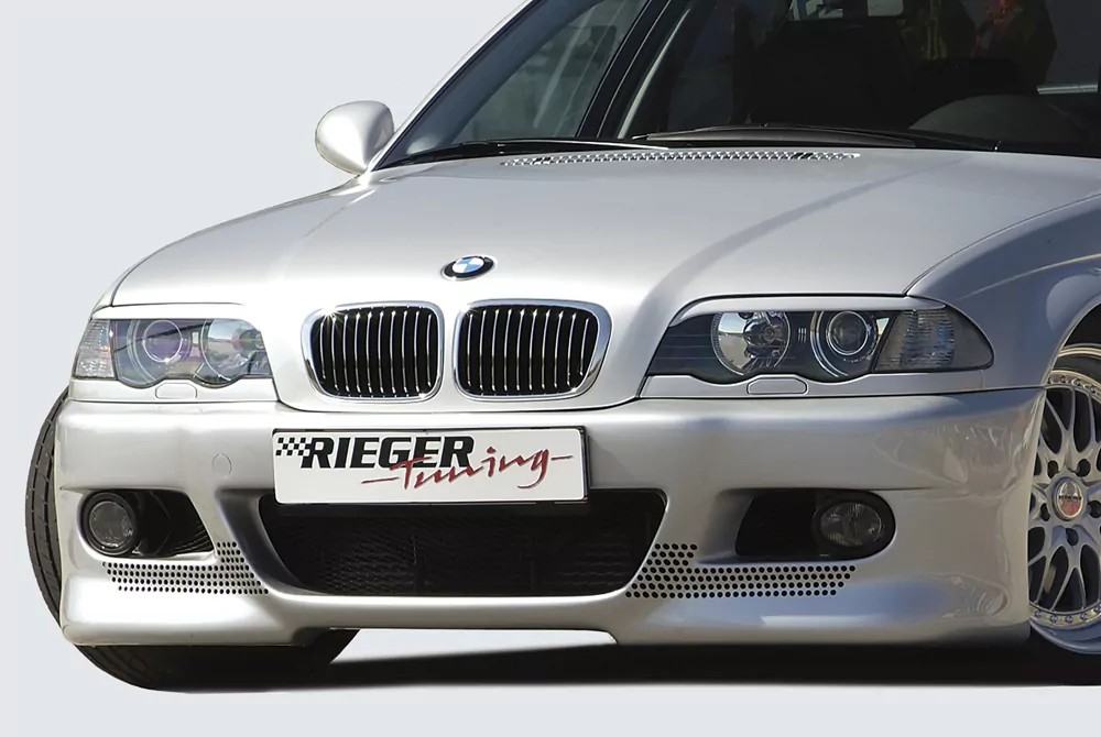 Rieger Spoilerstoßstange M3-Look für BMW 3er E46 - Coupé 02.98-12.01 (bis Facelift) carbon optik