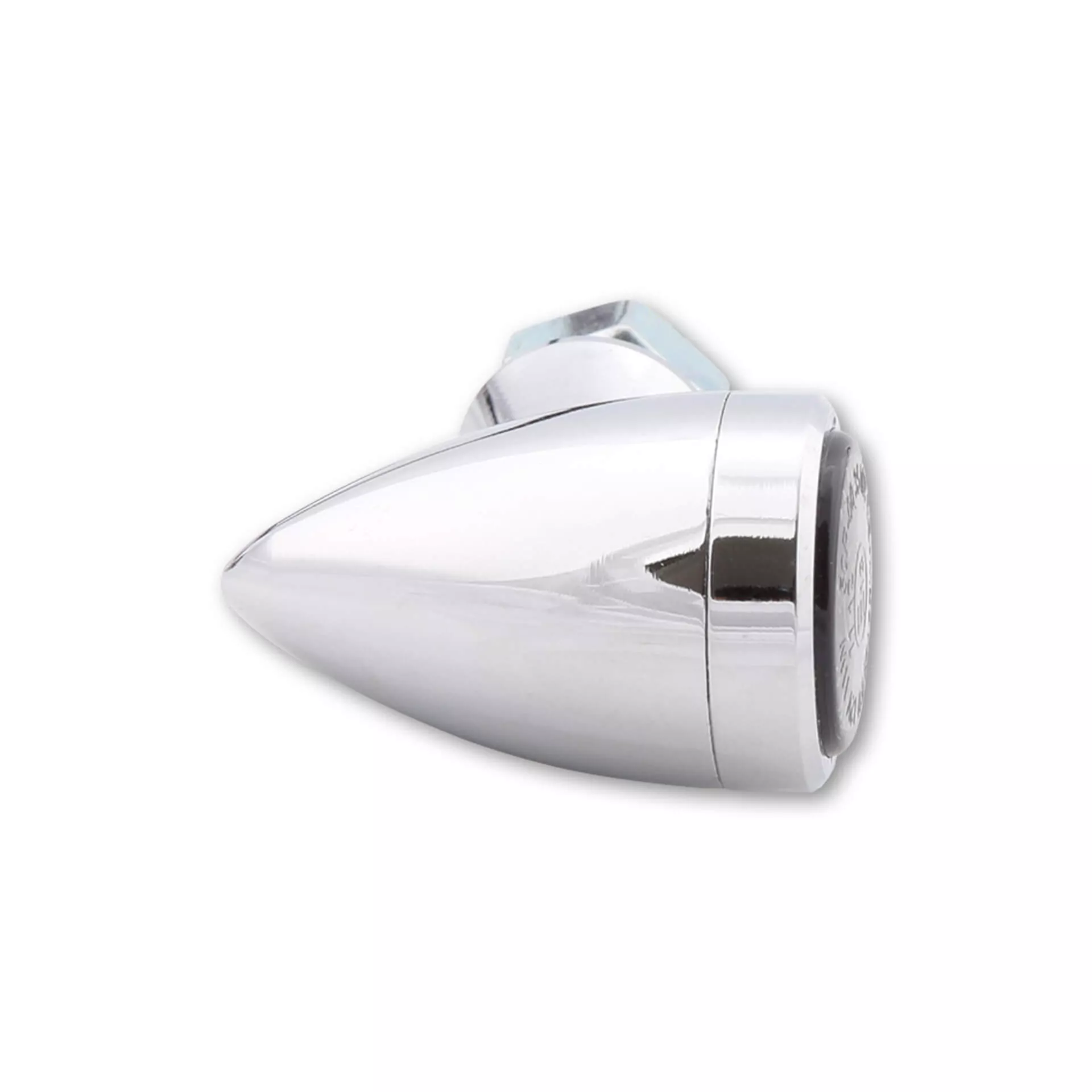 HIGHSIDER Smart Sixteen-Bullet LED Blinker Gehäuse Chrom / Linse Rauchgrau (Paar), Vorn & Hinten