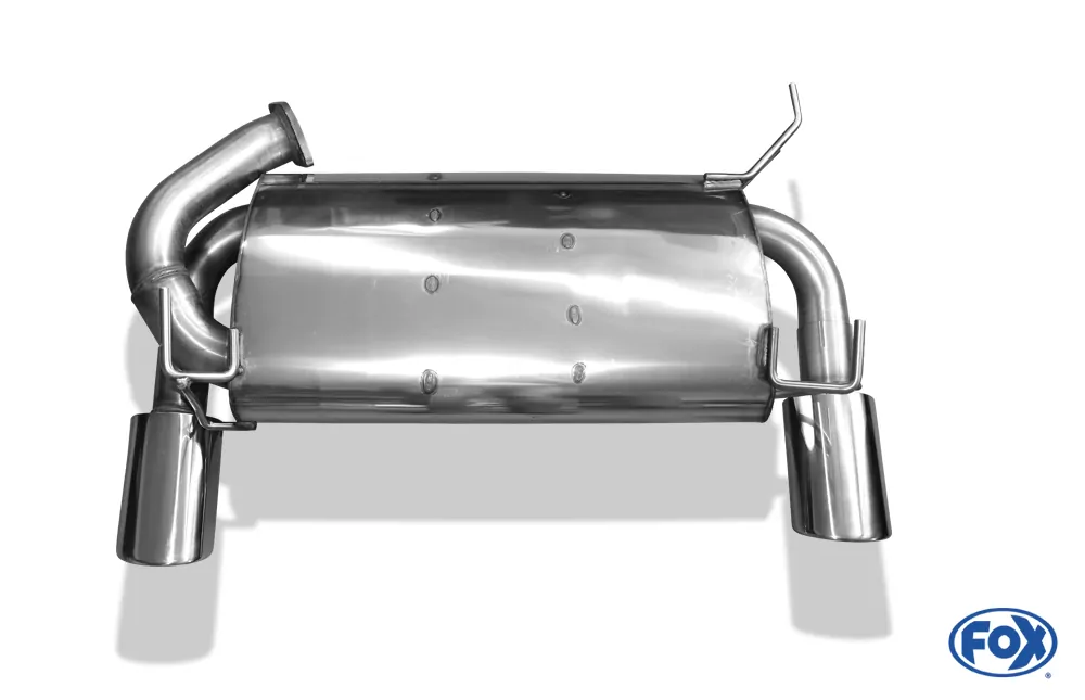 Nissan 350Z  Endschalldämpfer quer Ausgang Ø70mm rechts/links - 115x85 Typ 32 rechts/links