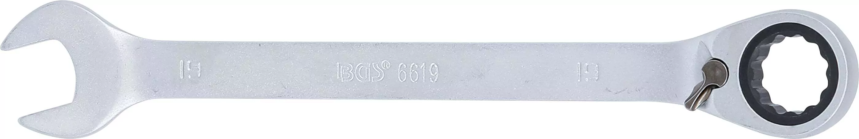 Ratschenring-Maulschlüssel | umschaltbar | SW 19 mm