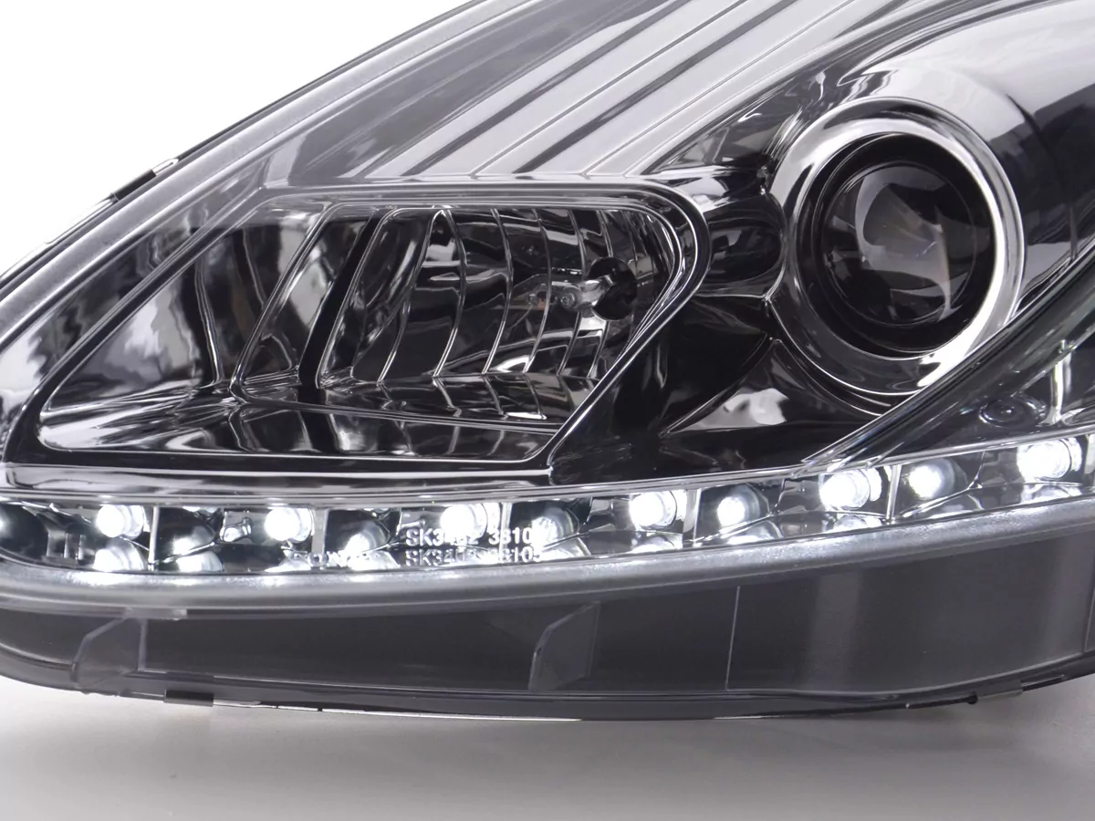 Scheinwerfer Set Daylight LED Tagfahrlicht Fiat Grande Punto 199 chrom