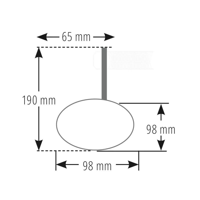 HIGHSIDER pro Lenkerendenspiegel Conero Schwarz Mit LED Blinker (1Stck.)