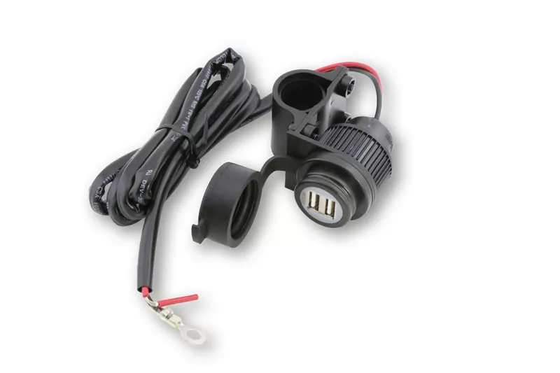 SHIN YO 2-fach-USB Steckdose, auch für I-Phone, 12V, 3.3 A