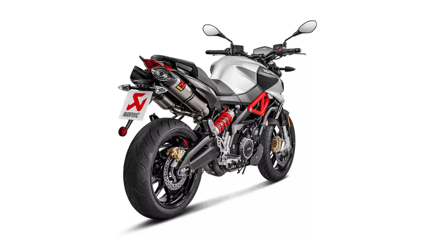 Akrapovic Slip-On Line (Titanium) Endschalldämpfer für Aprilia SHIVER 900 2017-2020