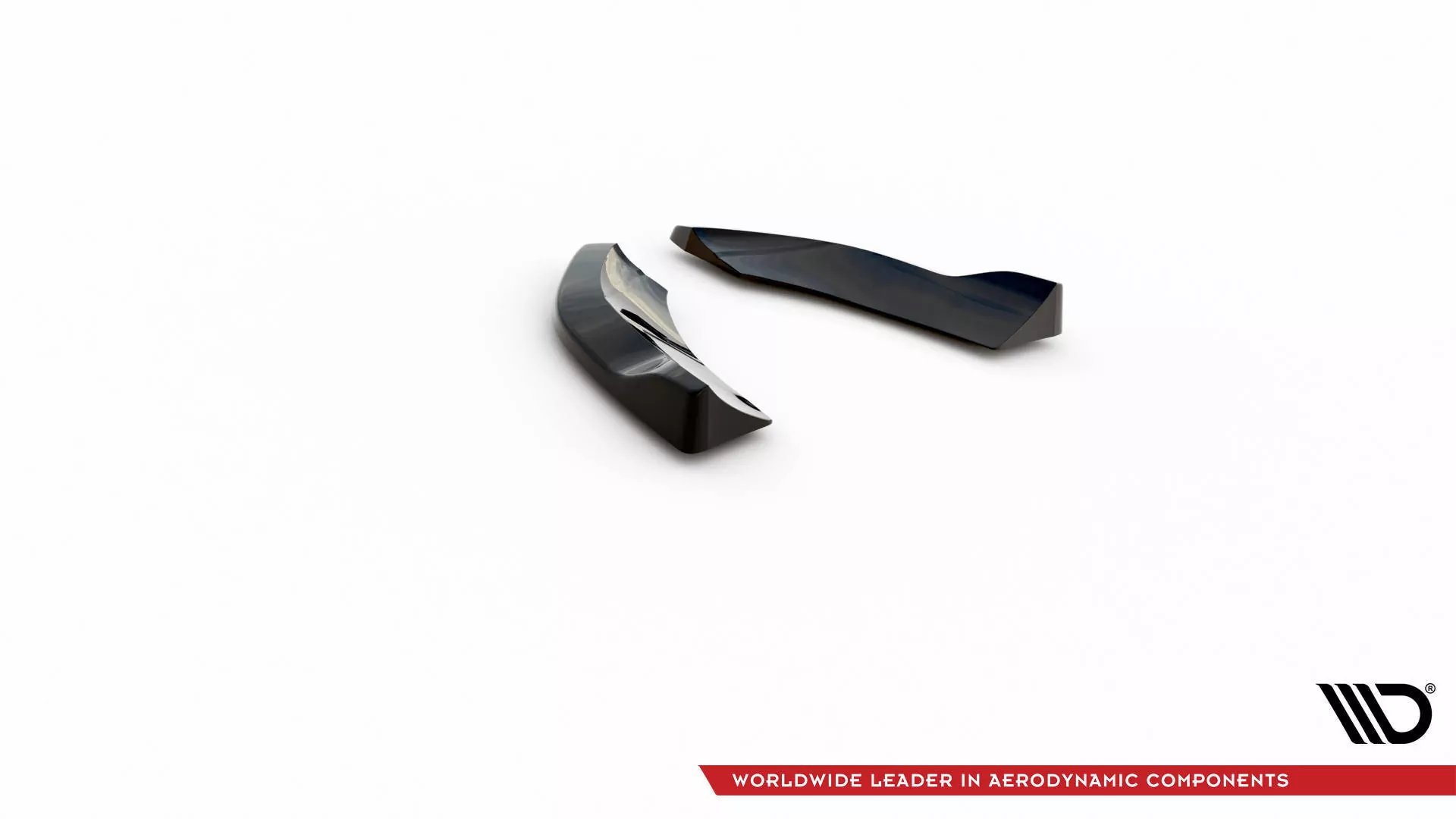Heck Ansatz Flaps Diffusor V.2 Für Mini Cooper Clubman John Cooper Works F54 Facelift Schwarz Hochglanz