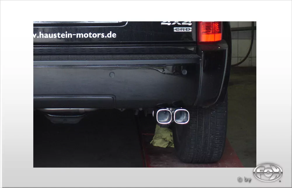 Dodge Nitro  Endrohrsystem einseitig rechts - 2x78x75 Typ 70