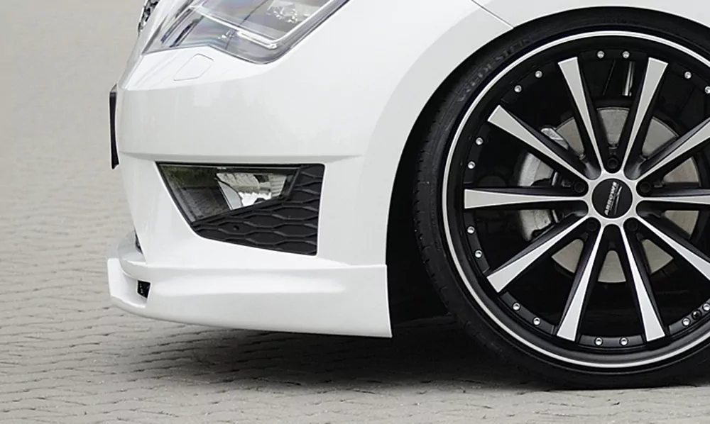 Rieger Spoilerlippe für Seat Leon Cupra (5F) - 5-tür. (ST/Kombi) 03.14-12.16 (bis Facelift) carbon optik