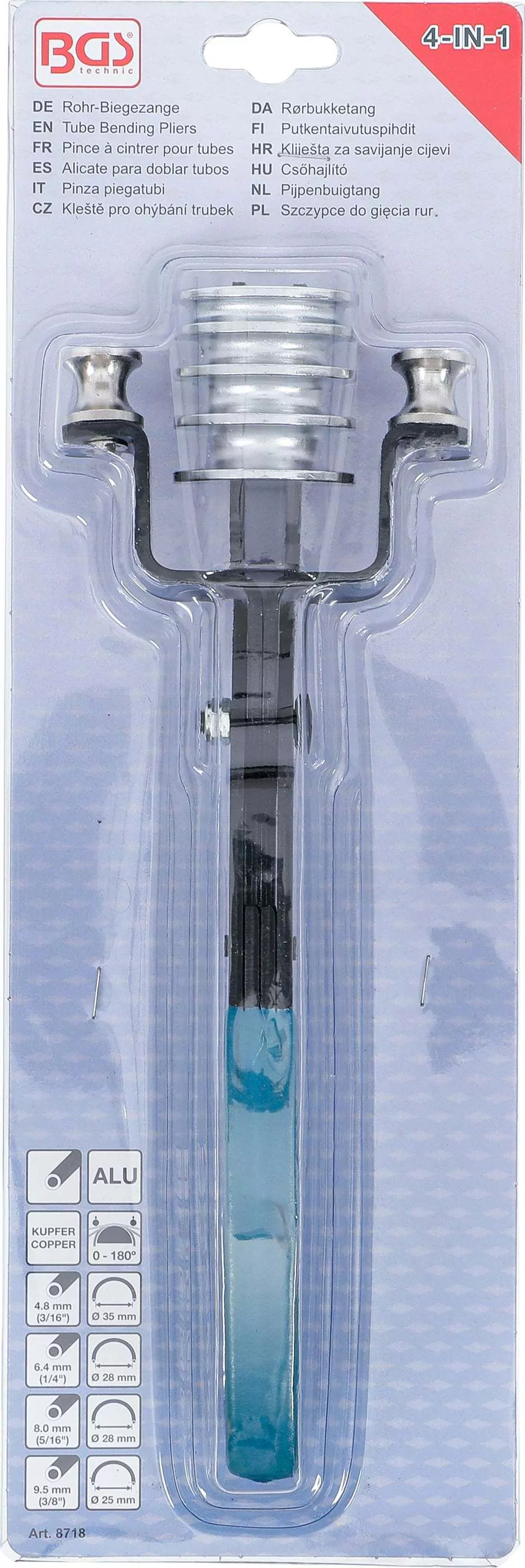 Rohr-Biegezange | "4-IN-1"