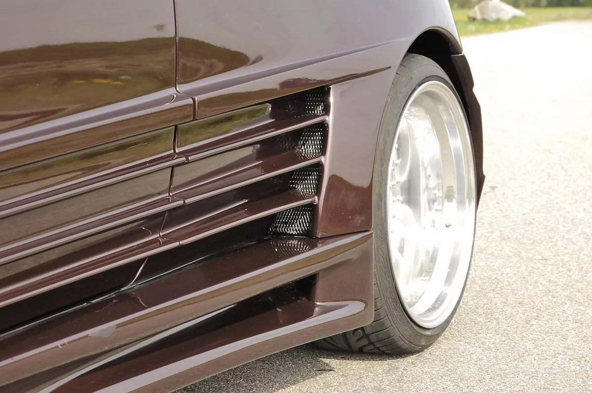 Rieger Seitenteil Breitbau II für VW Golf 3 -    carbon optik