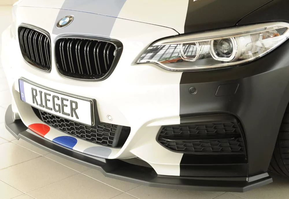 Rieger Spoilerschwert matt schwarz für BMW 2er F23  (1C) Cabrio 07.17- (ab Facelift) LCI