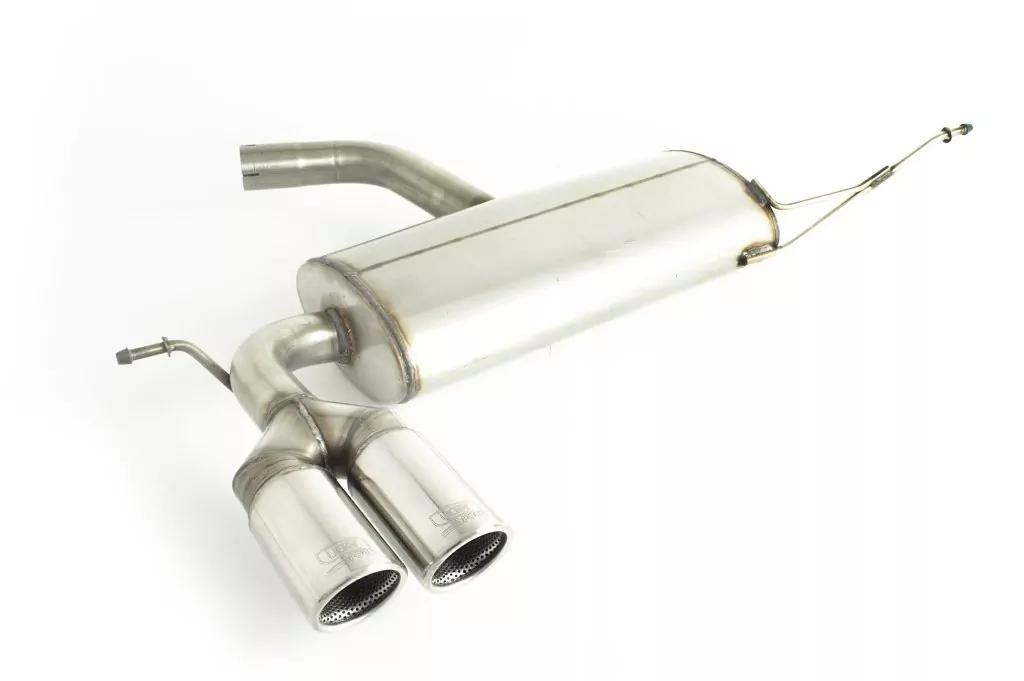 Ulter Sportauspuff für Volkswagen Scirocco III 2008-2013 2 Endrohre rund Ø70