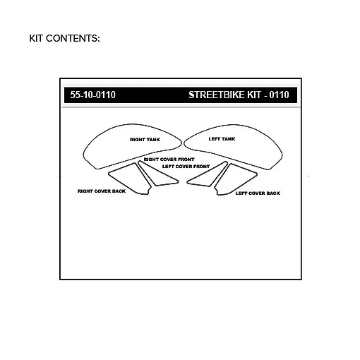 Stompgrip Traction Pad Volcano für Suzuki GSR750 12-15 Hybrid