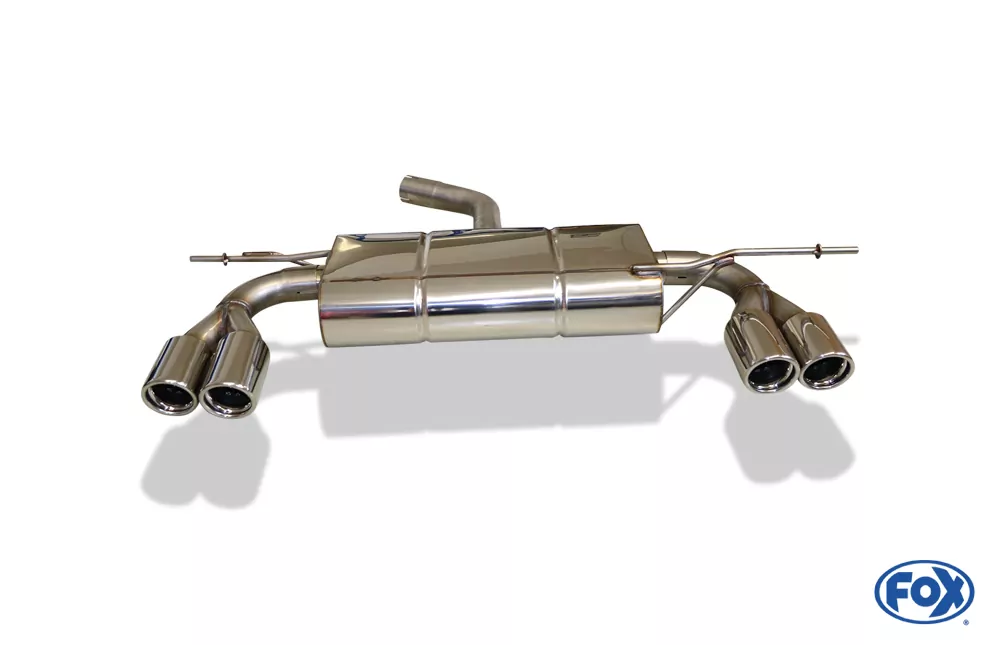 VW Scirocco - 13  Endschalldämpfer Ausgang rechts/links Ø55mm - 2x76 Typ 17 rechts/links