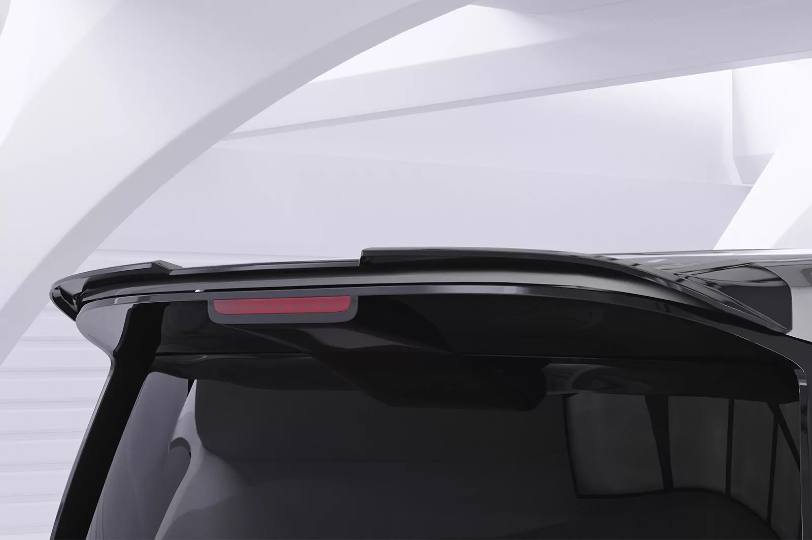 Heckflügel mit ABE für VW T7 Multivan HF925 Schwarz Strukturiert