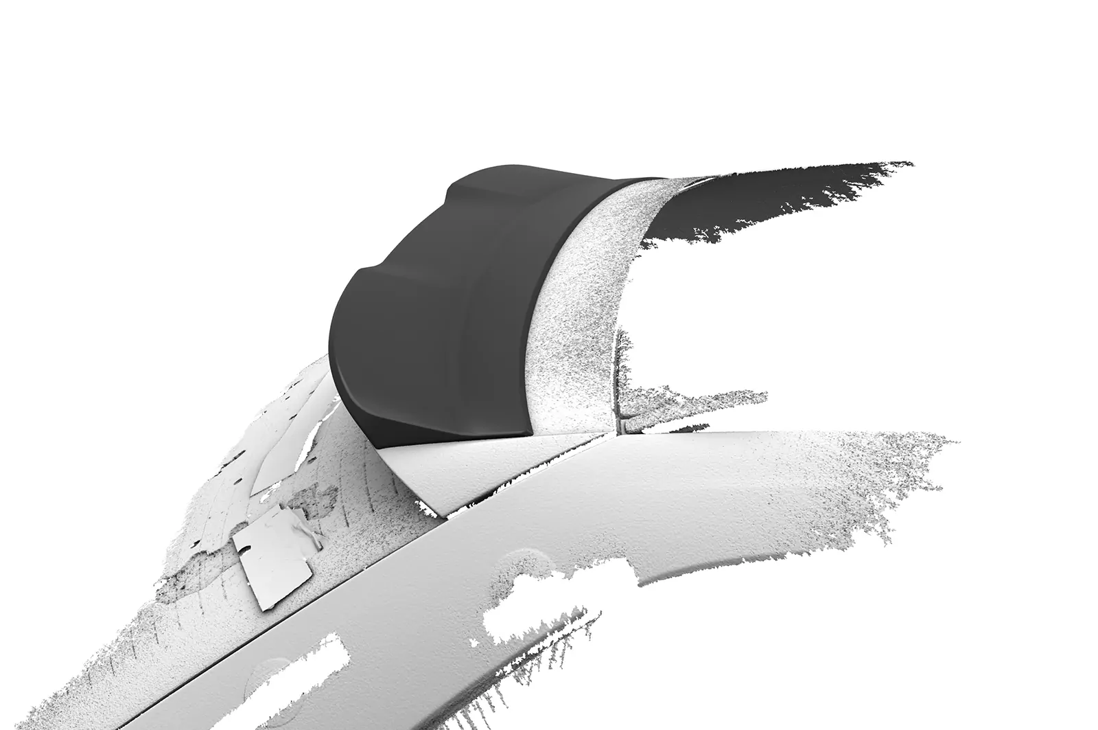 Heckflügel mit ABE für BMW M3 G81 Competition HF122 Schwarz Strukturiert