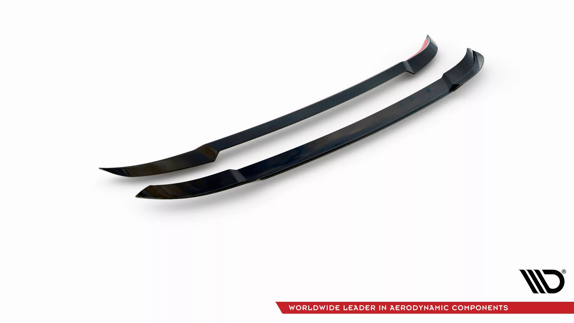 Spoiler CAP Für Skoda Karoq Sportline Mk1 Facelift Schwarz Hochglanz