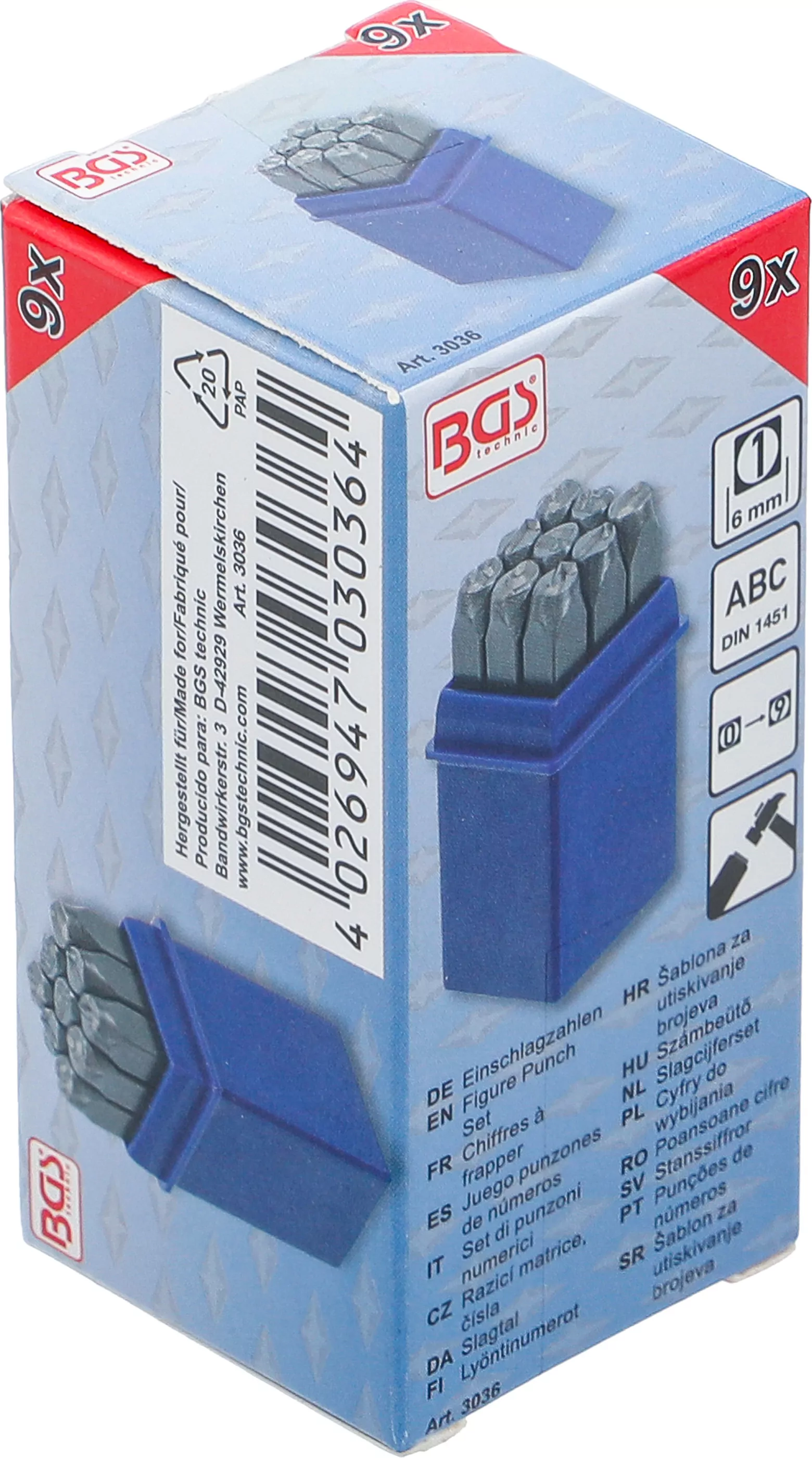 Einschlagzahlen | 6 mm