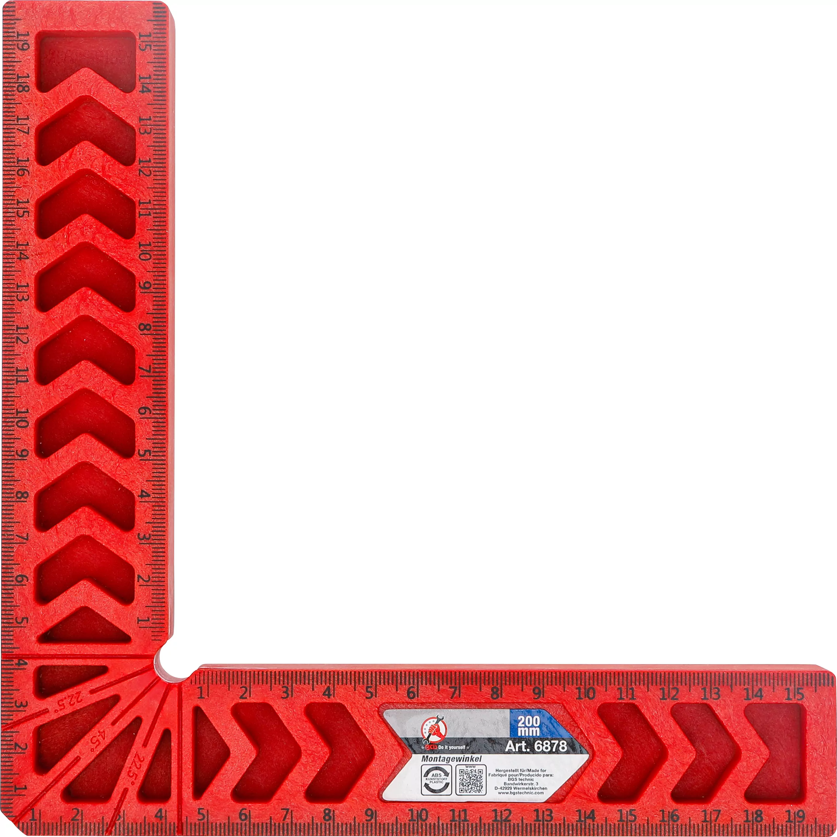 Montagewinkel | Fiberglas | 200 mm