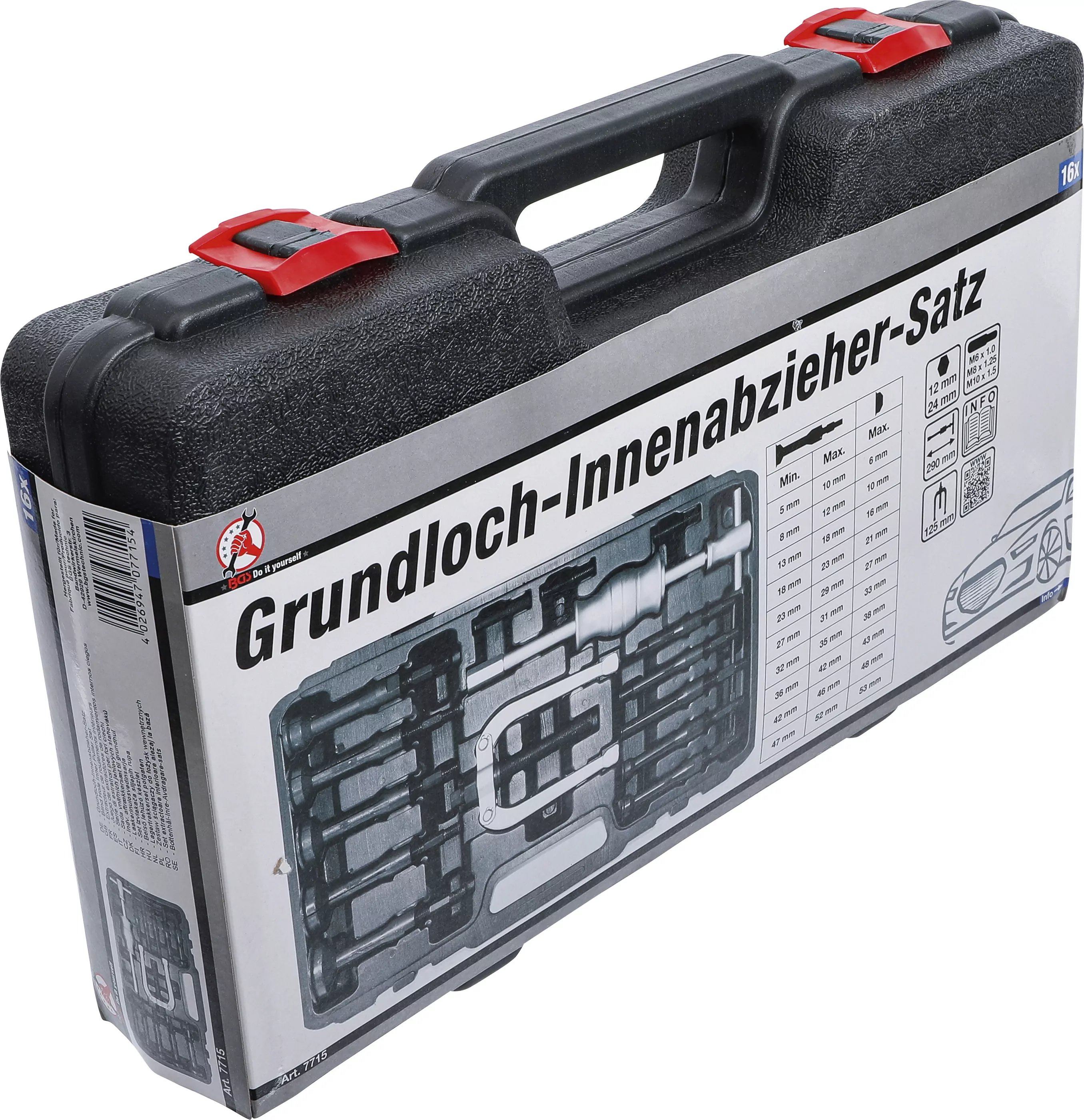 Grundloch-Innenlager-Abzieher-Satz | 16-tlg.